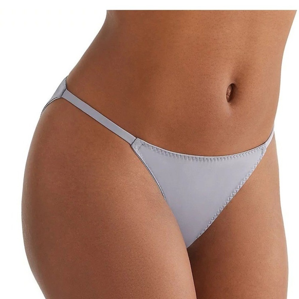 b.tempt'd Womens Bikini Hikini Panty Gray Large High Cut Underwear Intimates NWT